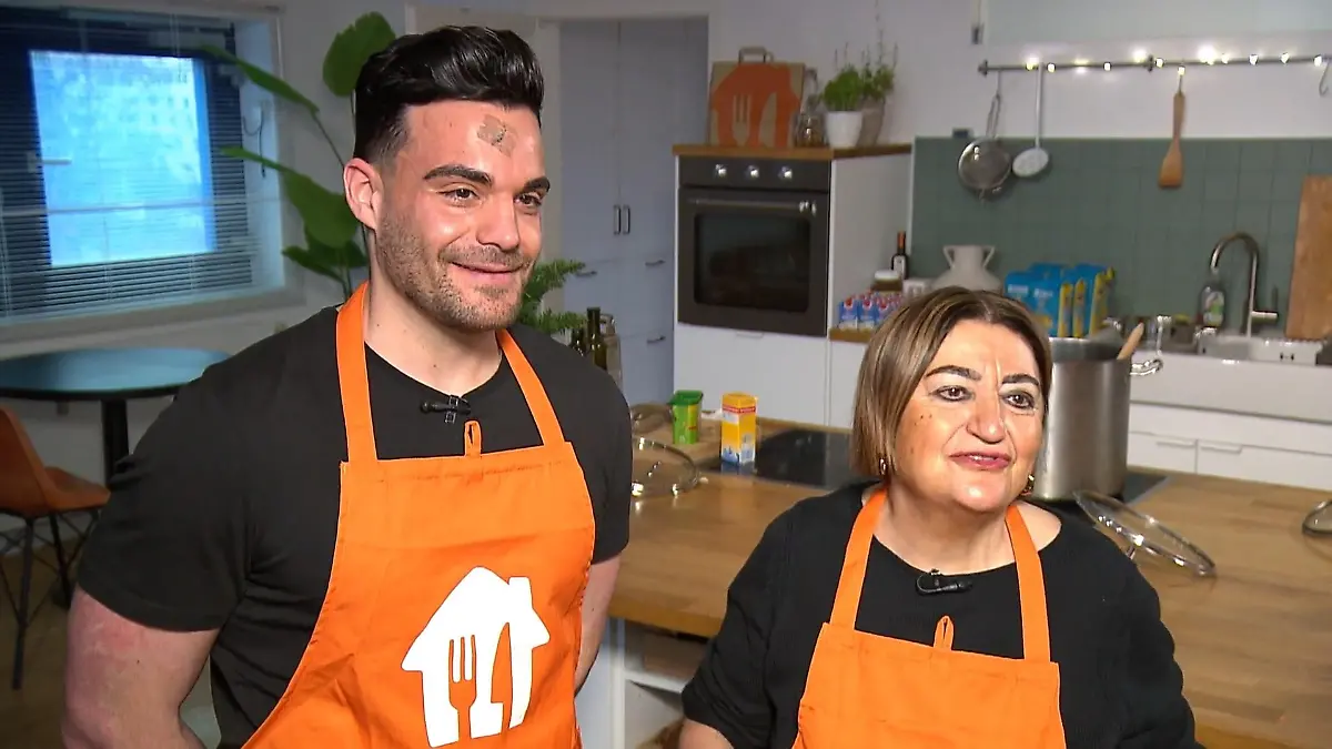 Die Zarrellas kochen für den guten Zweck Süßes Mama-Sohn-Duo