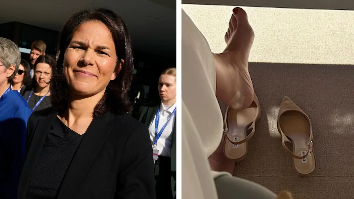 Bundesaußenministerin Annalena Baerbock (43, Grüne) sorgt mit einem Bild ihrer Füße im Netz für Aufregung.