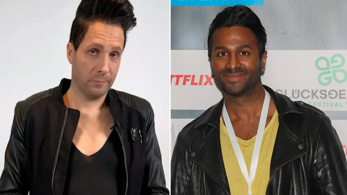 Oliver Pocher tauchte als "Glückskeks-Guru" vor einer Show von Biyon Kattilathu auf - backstage soll es dann zu einem Aufeinandertreffen der beiden Männer gekommen sein.