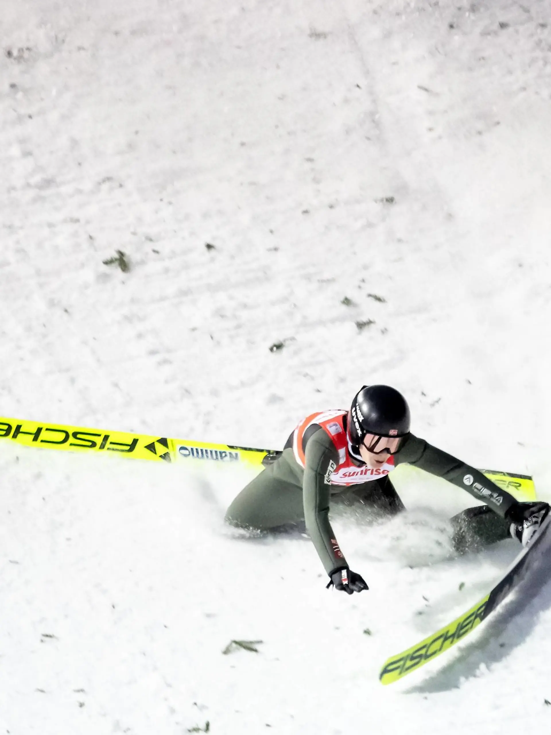 Ski jumping, Skispringen, Ski, nordisch - FIS WC Engelberg ENGELBERG,SWITZERLAND,15.DEC.23 - NORDIC SKIING, SKI JUMPING - FIS World Cup, large hill, ladies. Image shows Anna Odine Stroem NOR. PUBLICATIONxNOTxINxAUTxSUIxSWE GEPAxpictures/xMaticxKlansek