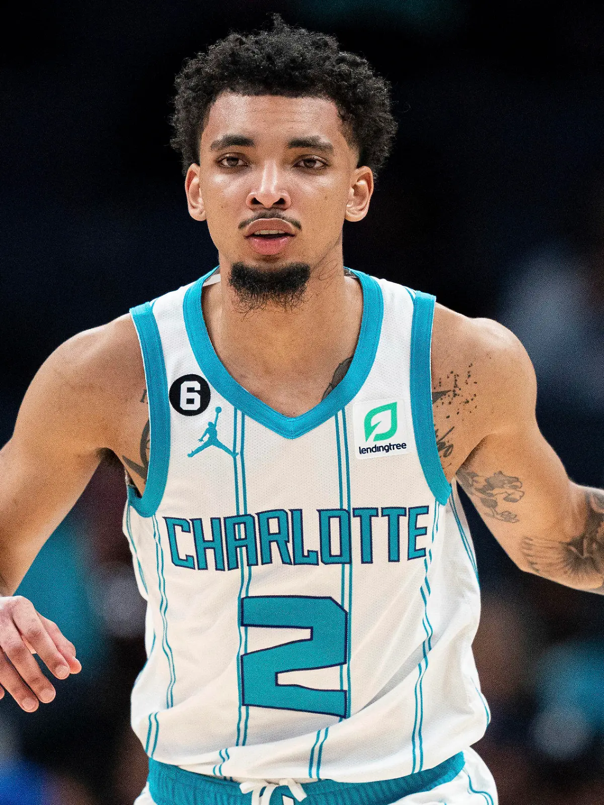 Charlotte Hornets guard James Bouknight plays against the Washington Wizards during an NBA preseason basketball game in Charlotte, N.C., Oct. 10, 2022. Bouknight has been arrested for driving while impaired on Sunday, Oct. 16, 2022 just days before the team was set to open the regular season. (AP Photo/Jacob Kupferman)