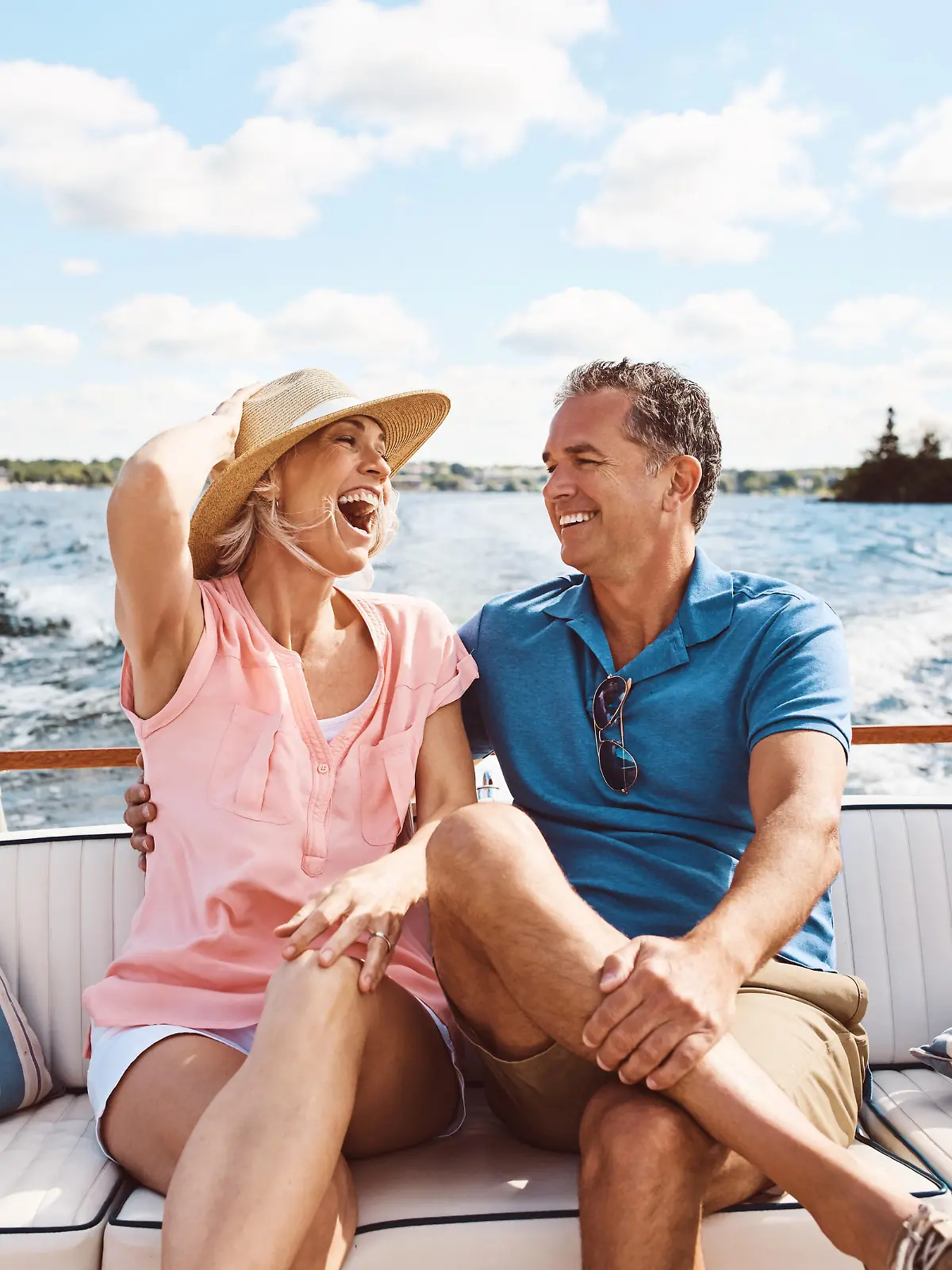 Shot of a mature couple enjoying a relaxing boat ride