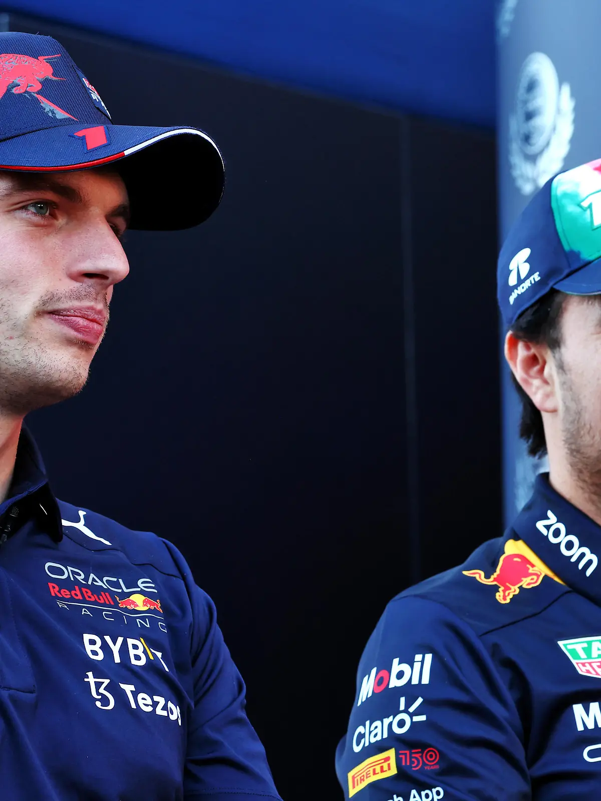 (L to R): Max Verstappen (NLD) Red Bull Racing and team mate Sergio Perez (MEX) Red Bull Racing.
20.10.2022. Formula 1 World Championship, Rd 19, United States Grand Prix, Austin, Texas, USA, Preparation Day.
 - www.xpbimages.com, EMail: requests@xpbimages.com © Copyright: Coates / XPB Images / action press