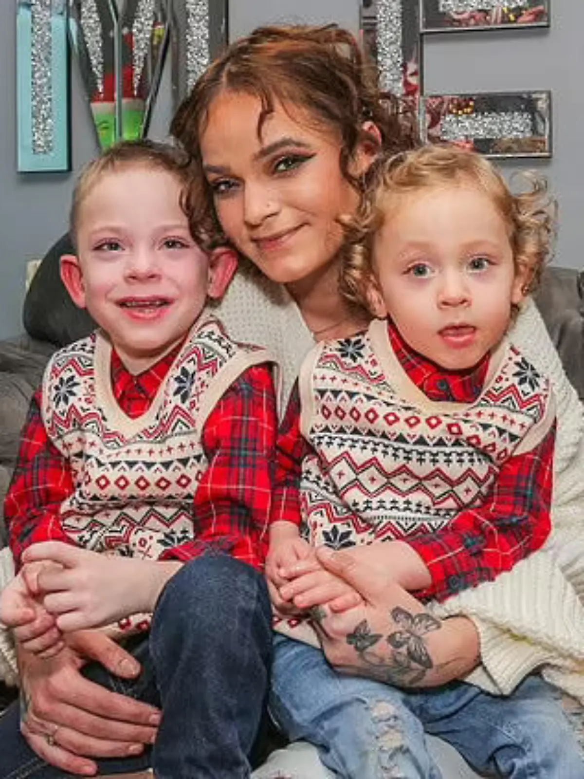 Emily mit ihren Kindern