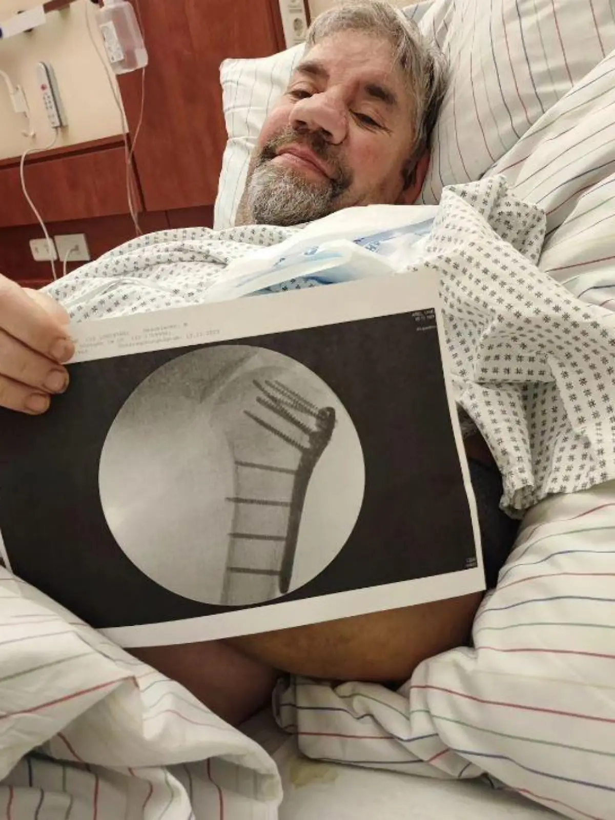 Uwe Abel meldet sich aus dem Krankenhaus.