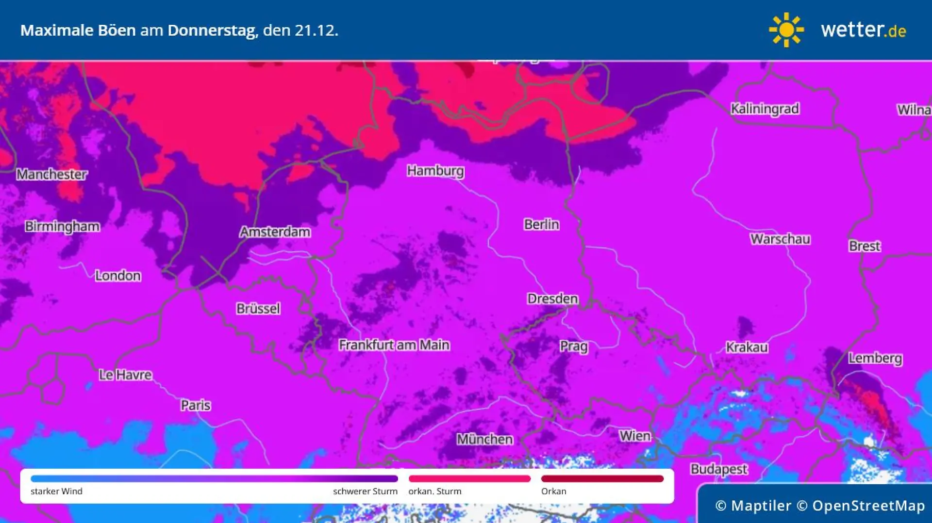 sturm donnerstag