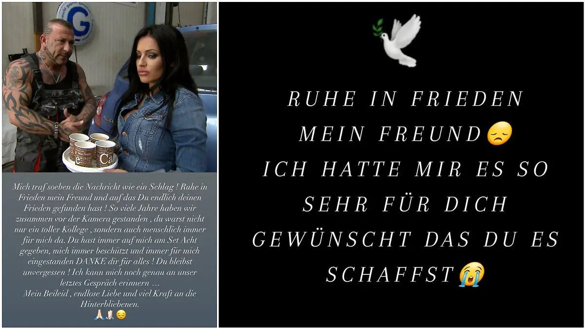 So reagieren Julia Jasmin Rühle und Katrin Hamann auf ihren Instagram-Profilen auf die traurige Nachricht.