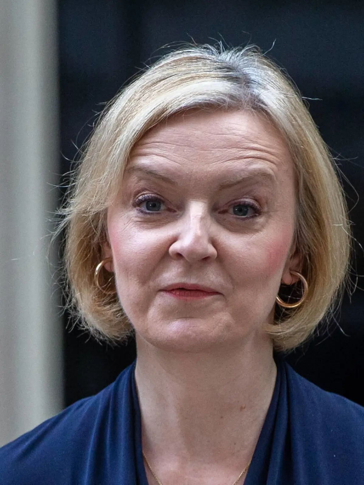  October 20, 2022, London, England, United Kingdom: UK Prime Minister LIZ TRUSS makes resignation statement outside 10 Downing Street. London United Kingdom - ZUMAs262 20221020_zip_s262_052 Copyright: xTayfunxSalcix