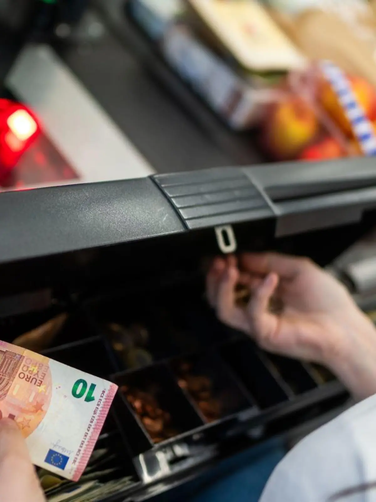Supermarkt-Kasse