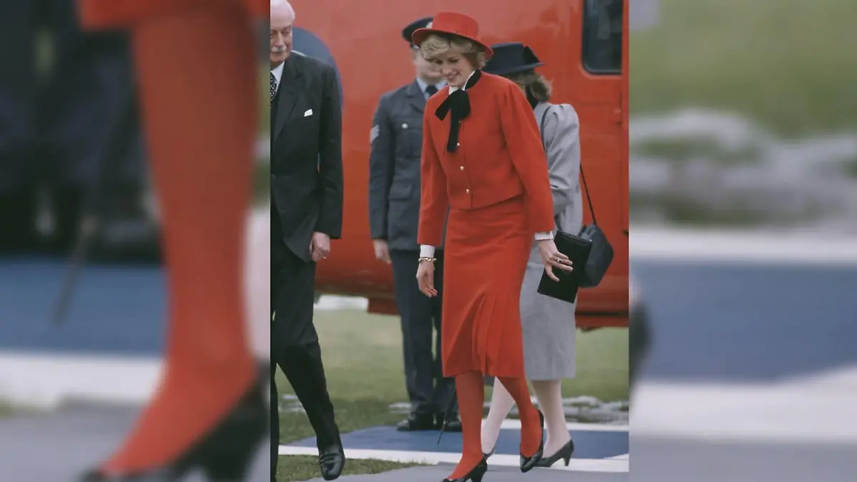 Die rote Strumpfhose hatte ihren ersten großen Hype in den 1970er-Jahren - auch Lady Di war Fan