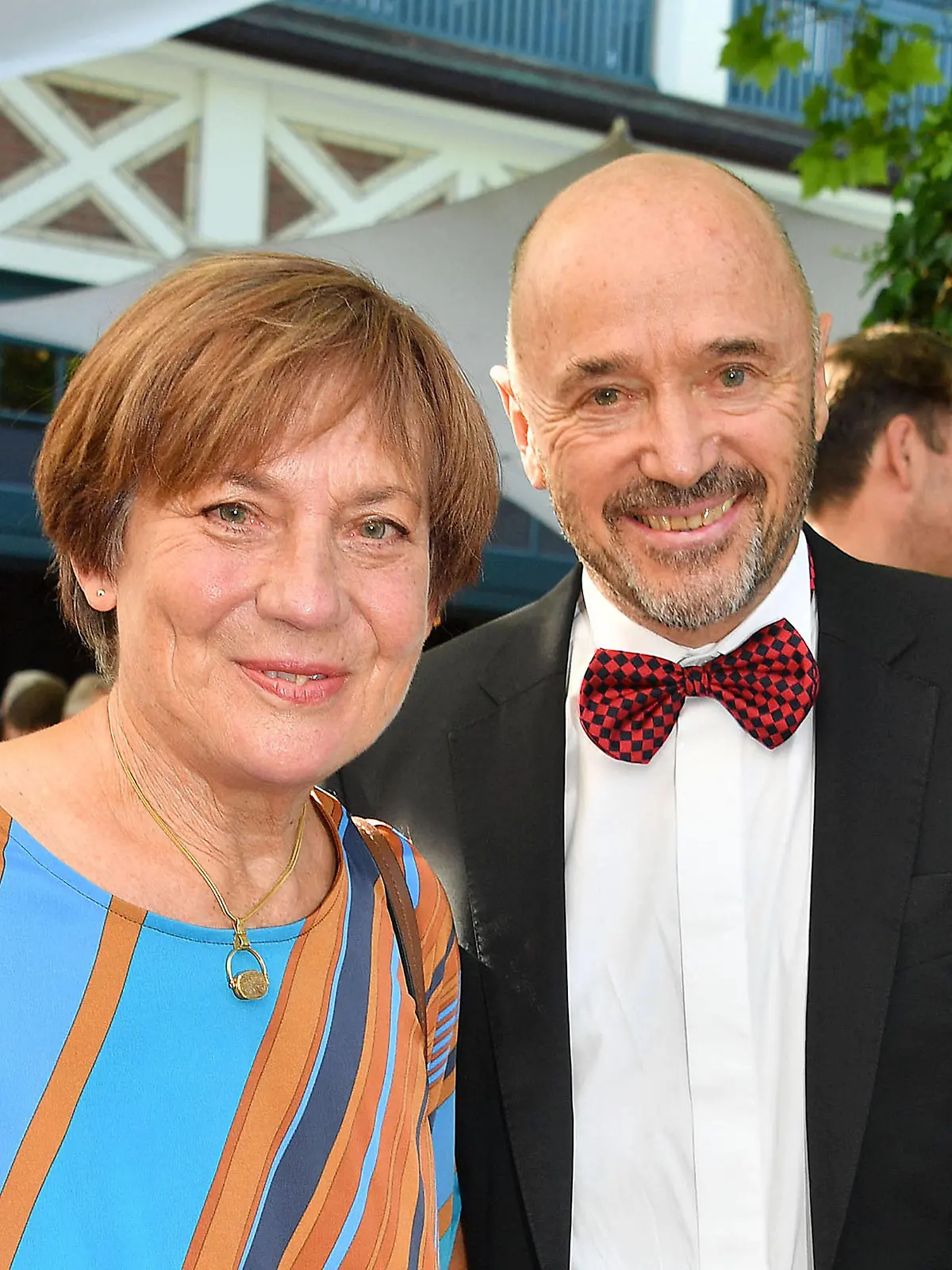 Christian Neureuther und Rosi Mittermaier bei der Eroeffnung der Bayreuther Festspiele am 25.07.2019 im Festspielhaus in Bayreuth Rosi Mittermaier ist am 4.01.2023 nach schwerer Krankheit im Kreise der Familie gestorben *** Christian Neureuther and Rosi Mittermaier at the opening of the Bayreuth Festival on 25 07 2019 in the Festspielhaus in Bayreuth Rosi Mittermaier died on 4 01 2023 after a serious illness in the circle of the family PUBLICATIONxINxGERxSUIxAUTxONLY