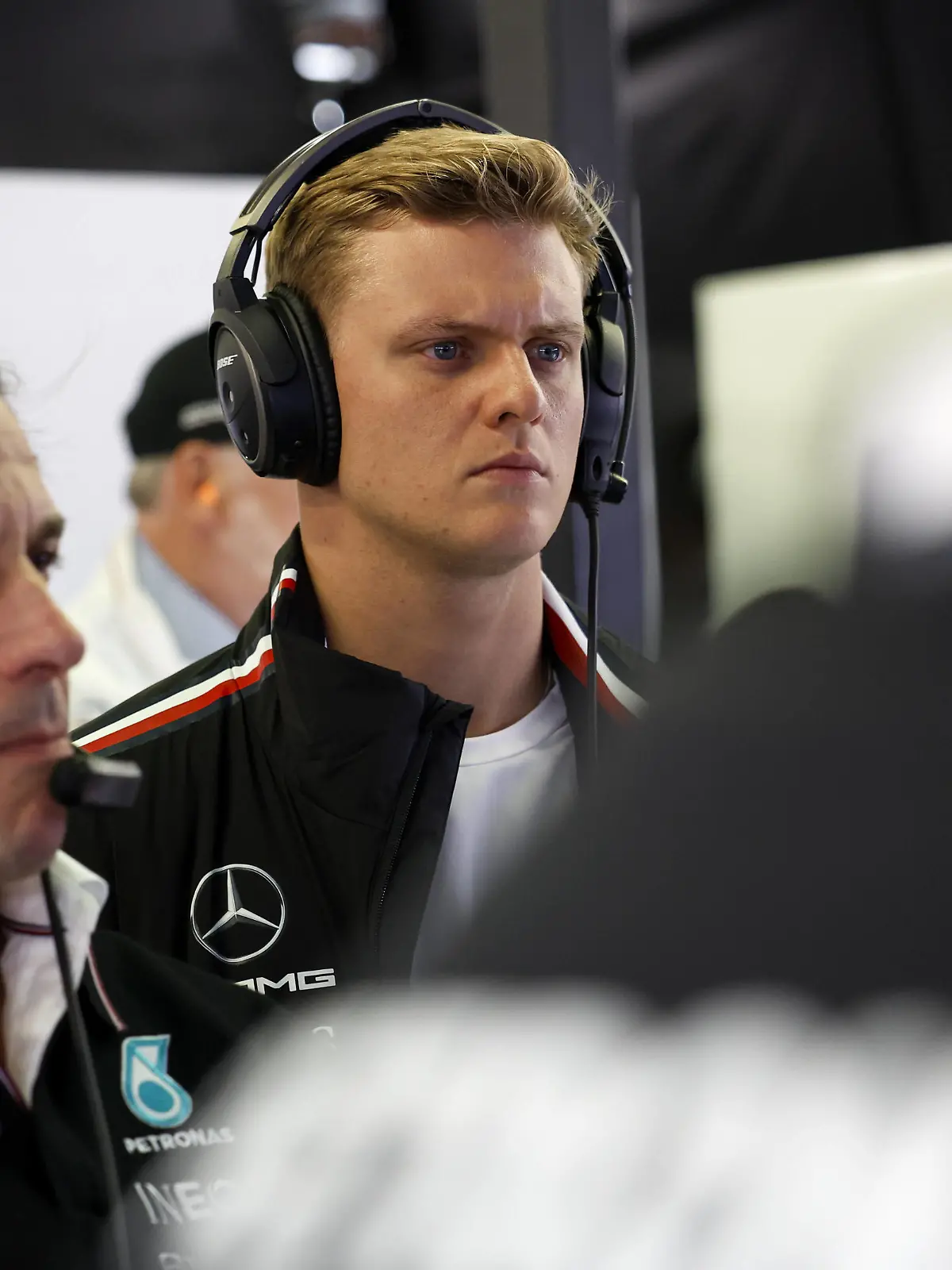 SCHUMACHER Mick ger, Reserve Driver of Mercedes AMG F1 Team, portrait WOLFF Toto aut, Team Principal & CEO of Mercedes AMG F1 Team, portrait during the Formula 1 Rolex Australian Grand Prix 2023, 3rd round of the 2023 Formula One World Championship, WM, Weltmeisterschaft from March 31 to April 2, 2023 on the Albert Park Circuit, in Melbourne, Australia - F1 - AUSTRALIAN GRAND PRIX 2023 DPPI/Panoramic PUBLICATIONxNOTxINxFRAxITAxBEL 00122006_F12023GP03AUS_JK259182