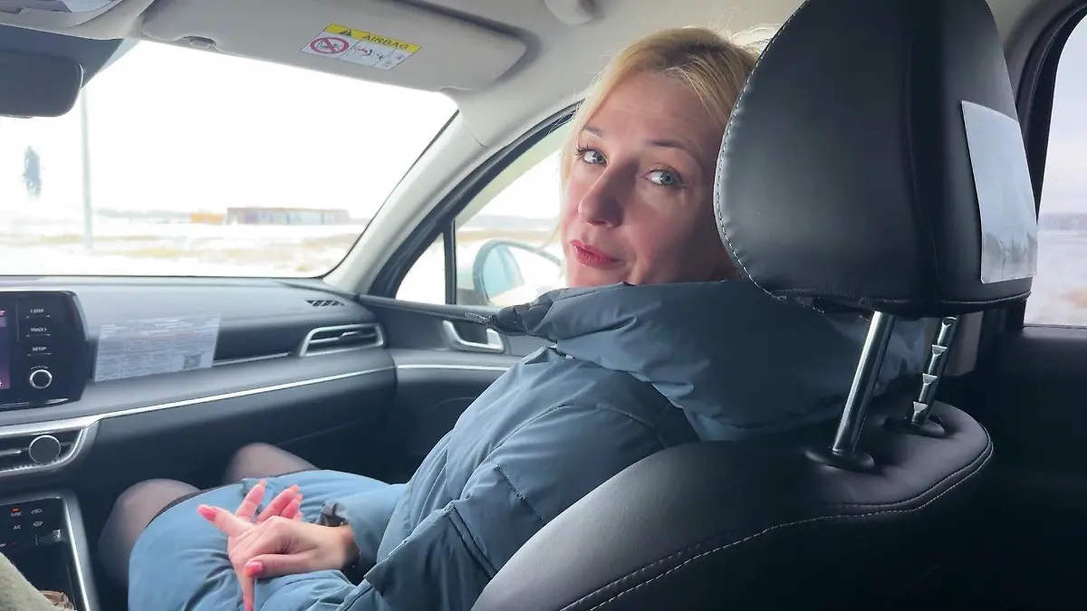 Journalistin und Politikerin Jekaterina Dunzowa