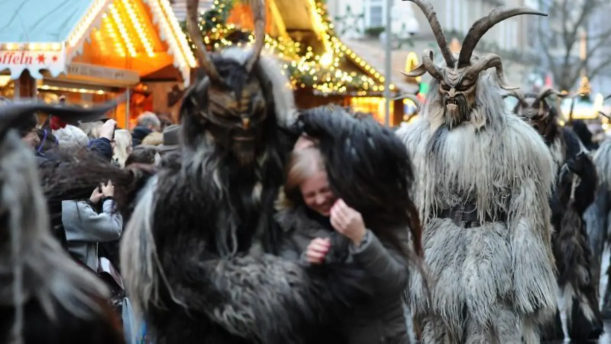 Traditioneller Krampuslauf