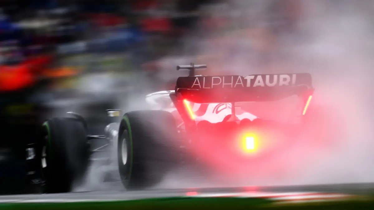 SUZUKA, JAPAN - OCTOBER 07: Pierre Gasly of France driving the (10) Scuderia AlphaTauri AT03 on track during practice ahead of the F1 Grand Prix of Japan at Suzuka International Racing Course on October 07, 2022 in Suzuka, Japan. (Photo by Clive Mason/Getty Images)