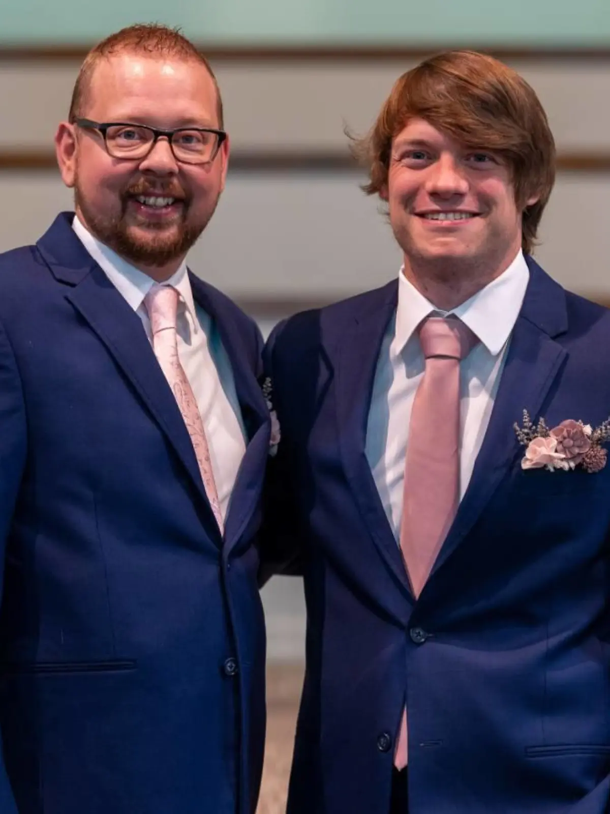 Ben (links) durfte Dank Jans Stammzellenspende weiterleben - und feierte elf Jahre später seine eigene Hochzeit.