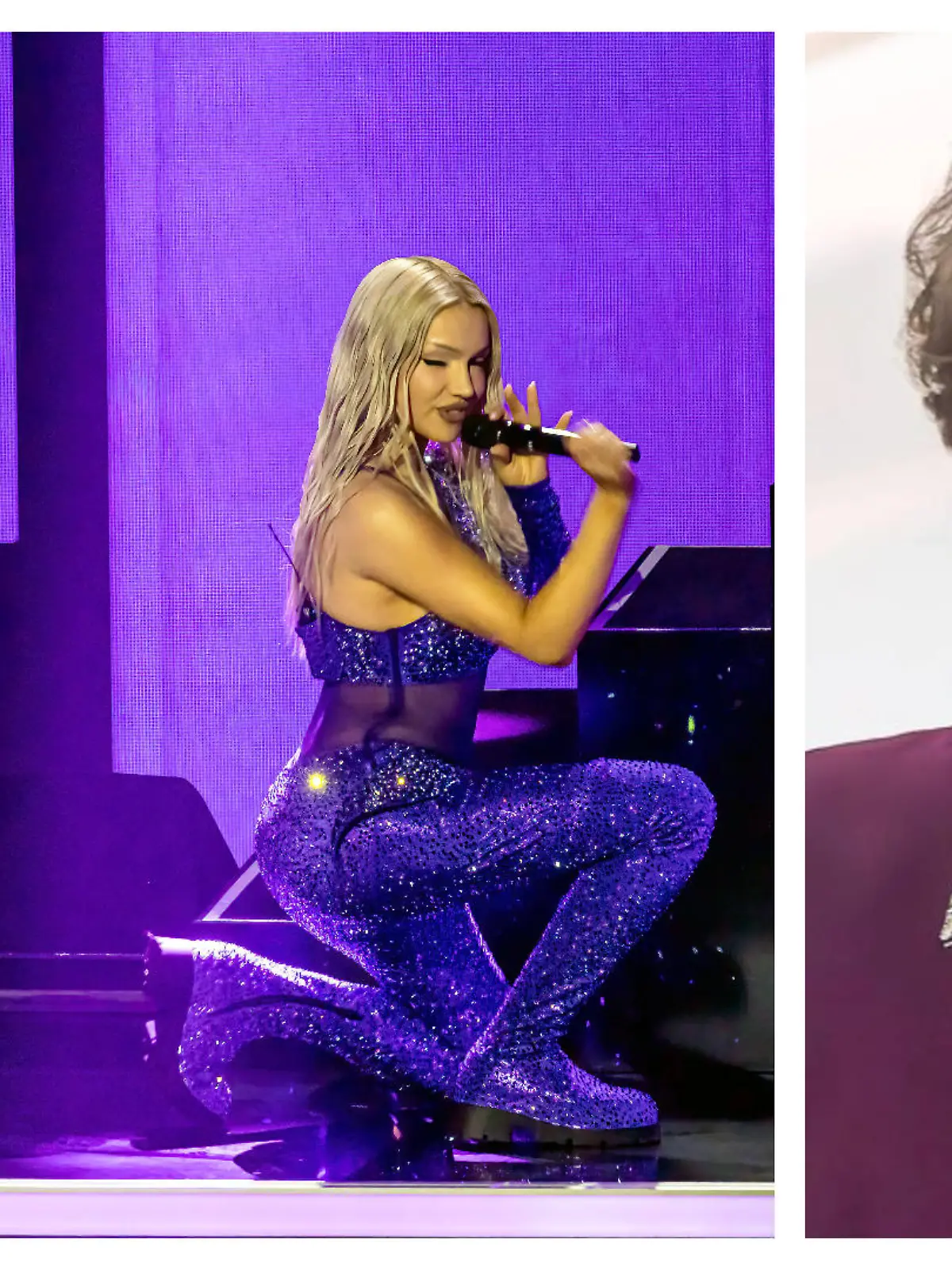 Collage Helene Fischer/Shirin David/Thomas Gottschalk