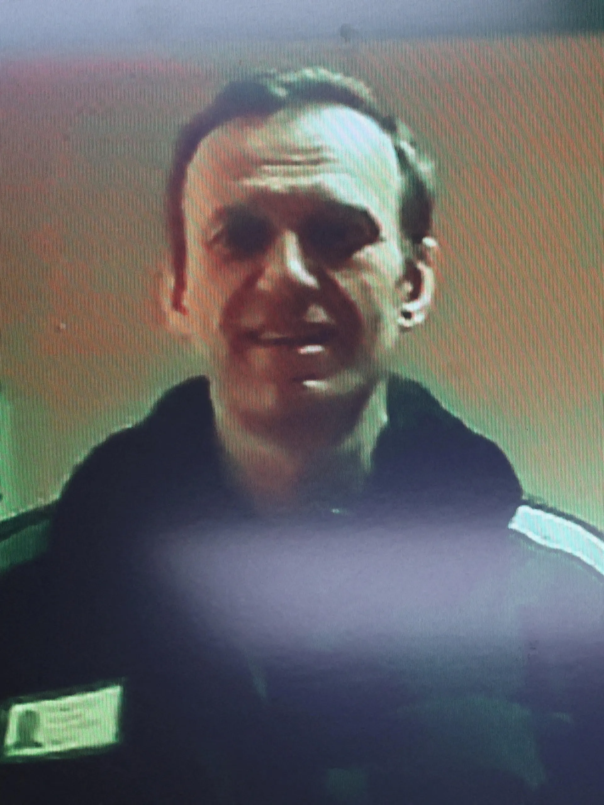 FILE PHOTO: Russian opposition leader Alexei Navalny is seen on a screen via video link from a penal colony in the Vladimir Region during a hearing at the Basmanny district court in Moscow, Russia April 26, 2023. REUTERS/Yulia Morozova/File Photo