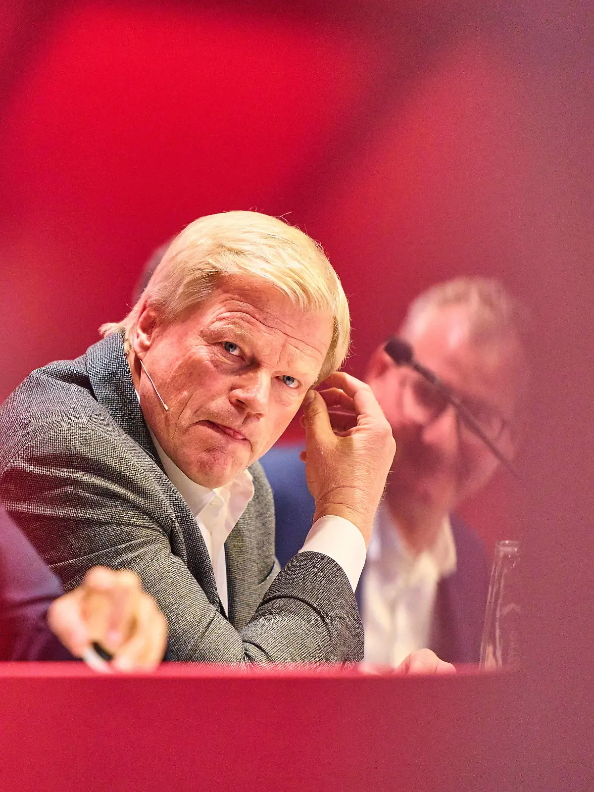  Oliver KAHN, FCB CEO, Vorstandsvorsitzender der FC Bayern München AG, at the annual general Meeting of FC BAYERN MÜNCHEN in Audi Dome Munich, Oct 15, 2022, Season 2022/2023,