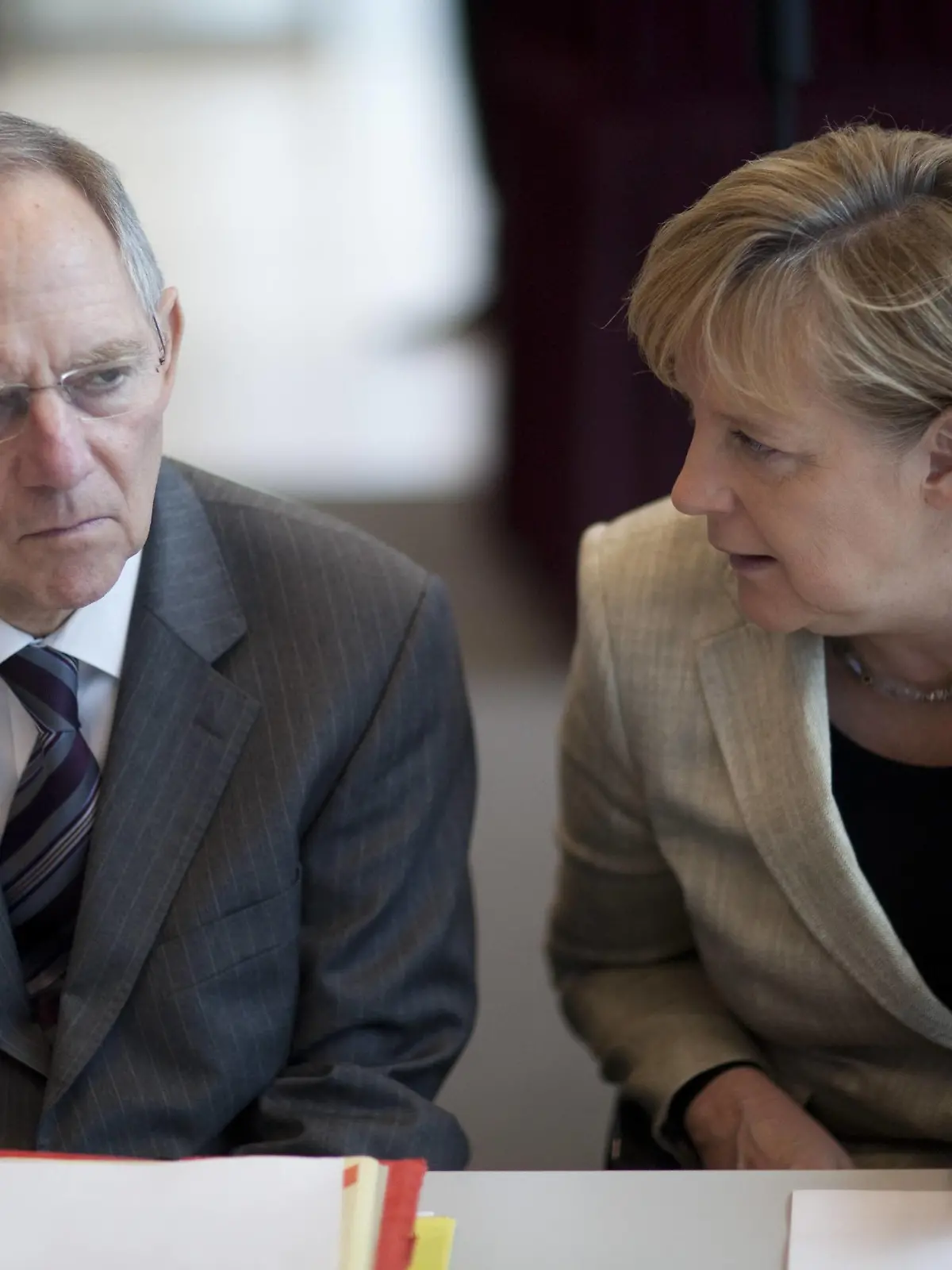 Bildnummer: 54434865  Datum: 20.05.2010  Copyright: imago/Christian Thiel
Deutschland, Berlin, Bundestag, CDU/CSU Fraktionssitzung - Angela Merkel und Wolfgang Schäuble Politik People GER kbdig xub 2010 quer Highlight

Bildnummer 54434865 Date 20 05 2010 Copyright Imago Christian Thiel Germany Berlin Bundestag CDU CSU Group Meeting Angela Merkel and Wolfgang Schäuble politics Celebrities ger Kbdig  2010 horizontal Highlight 