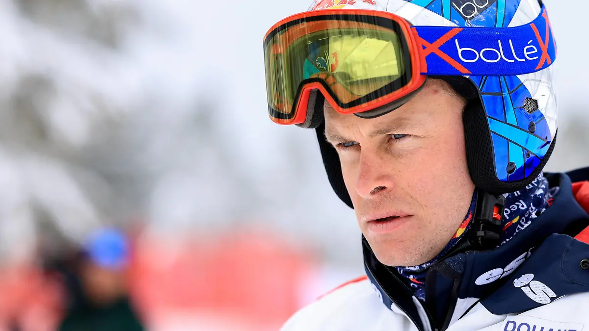 ALPINE SKIING - FIS WC Palisades Tahoe PALISADES TAHOE,CALIFORNIA,USA,25.FEB.23 - ALPINE SKIING - FIS World Cup, giant slalom, men. Image shows Alexis Pinturault FRA. Keywords: course inspection. PUBLICATIONxNOTxINxAUTxSUIxSWE GEPAxpictures/xMarioxBuehner