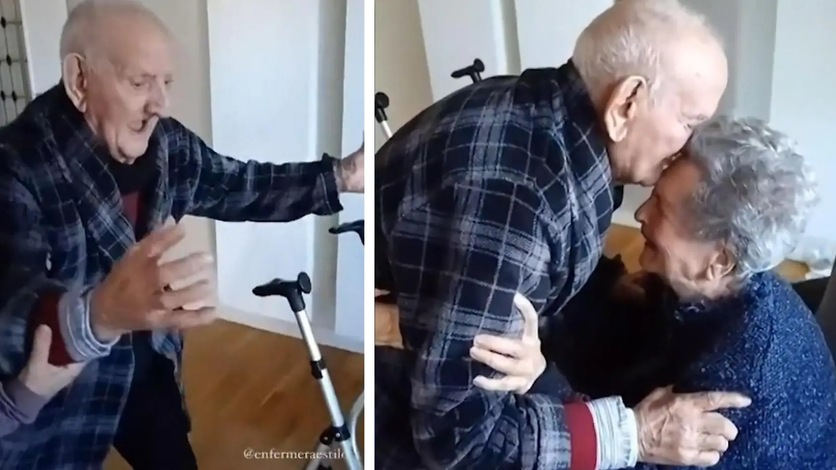 103-Jähriger bricht in Tränen aus