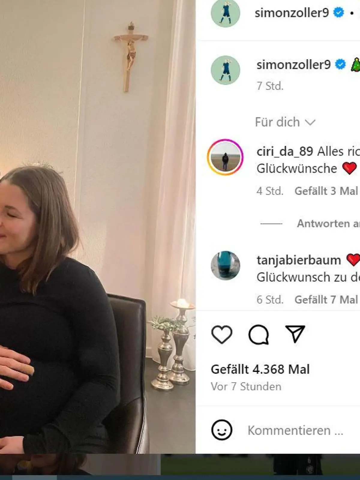 Simon Zoller wird Papa