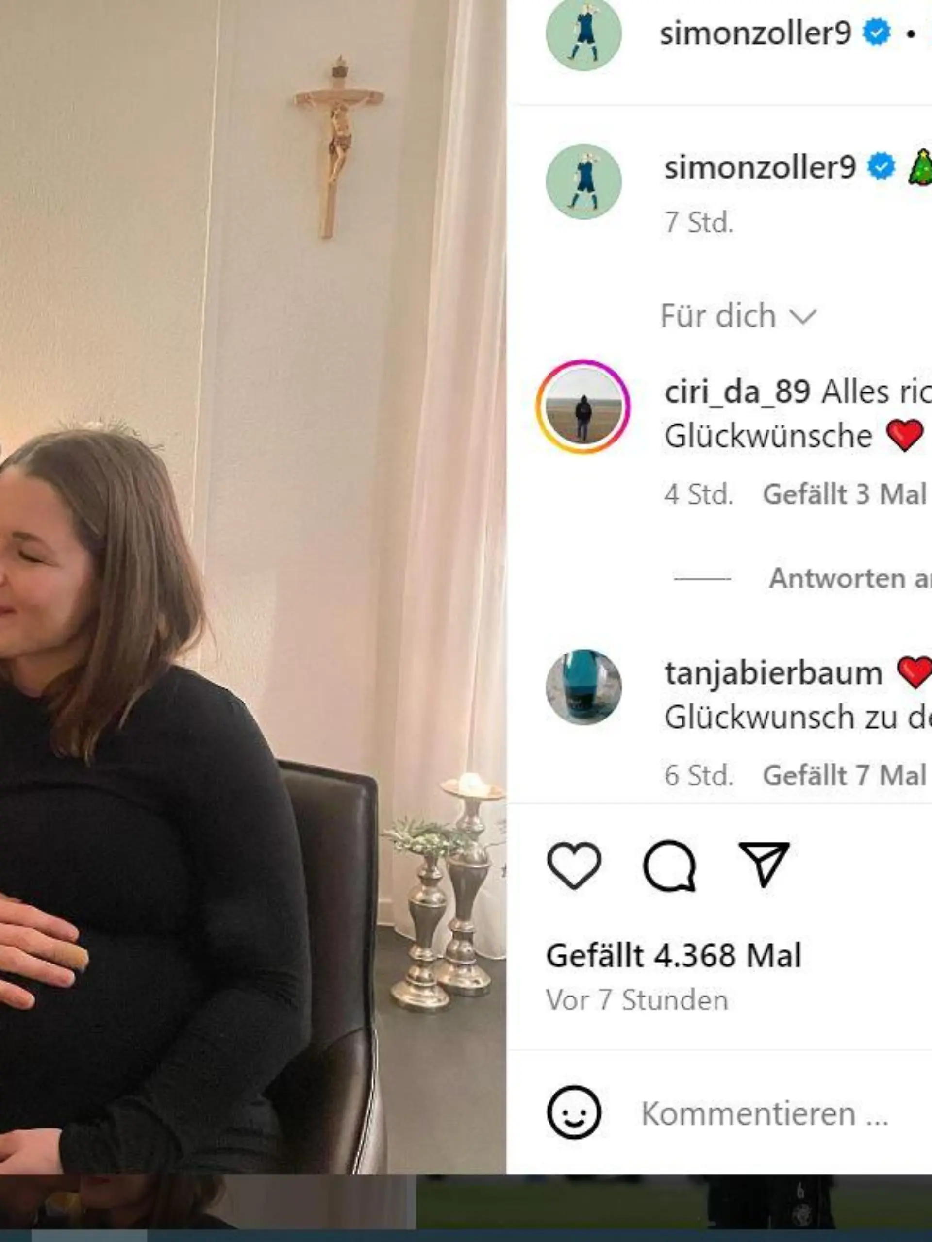Simon Zoller wird Papa
