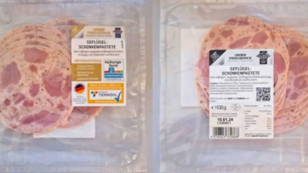 Wolf Geflügel Schinkenpastete (100g)