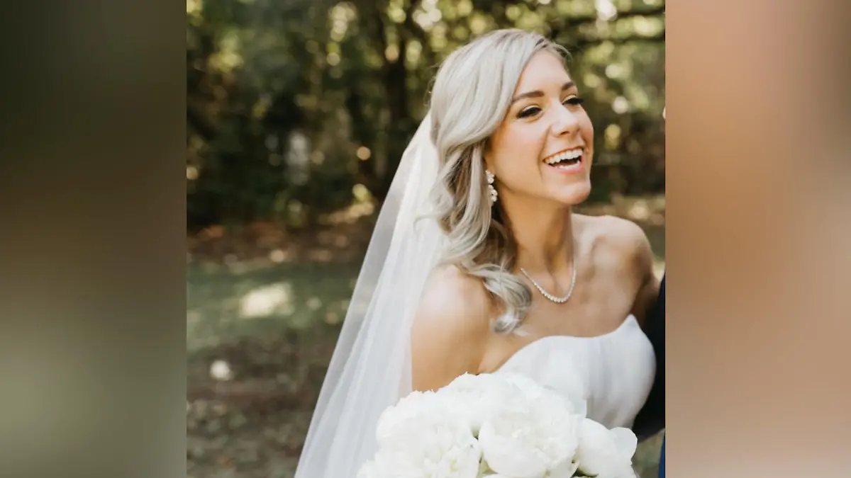 Amanda bei ihrer Hochzeit 2019