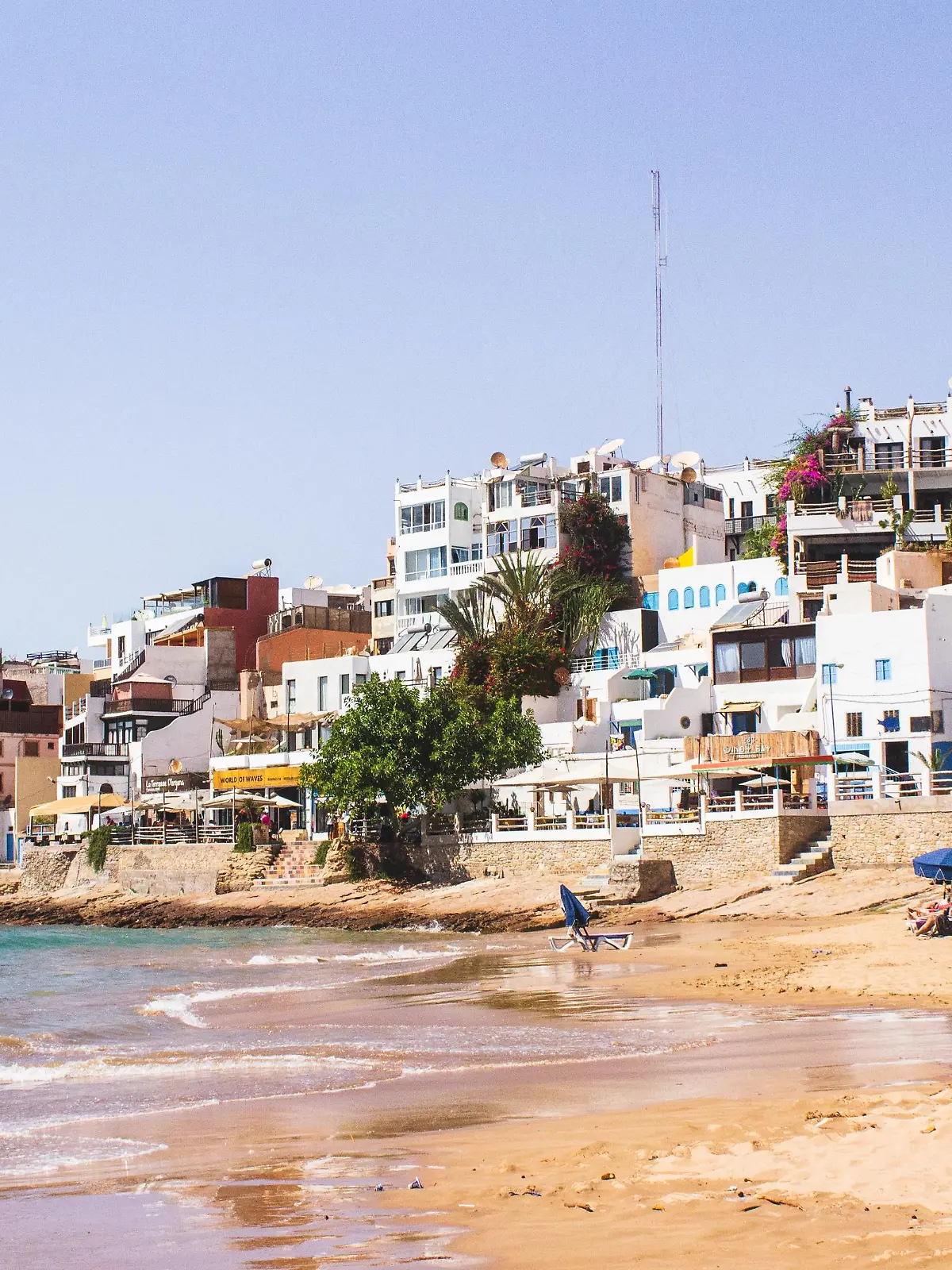 Der Angriff ereignete sich an der marokkanischen Atlantikküste bei Agadir. Hier im Bild Taghazout, nahe Agadir (Symbolbild).