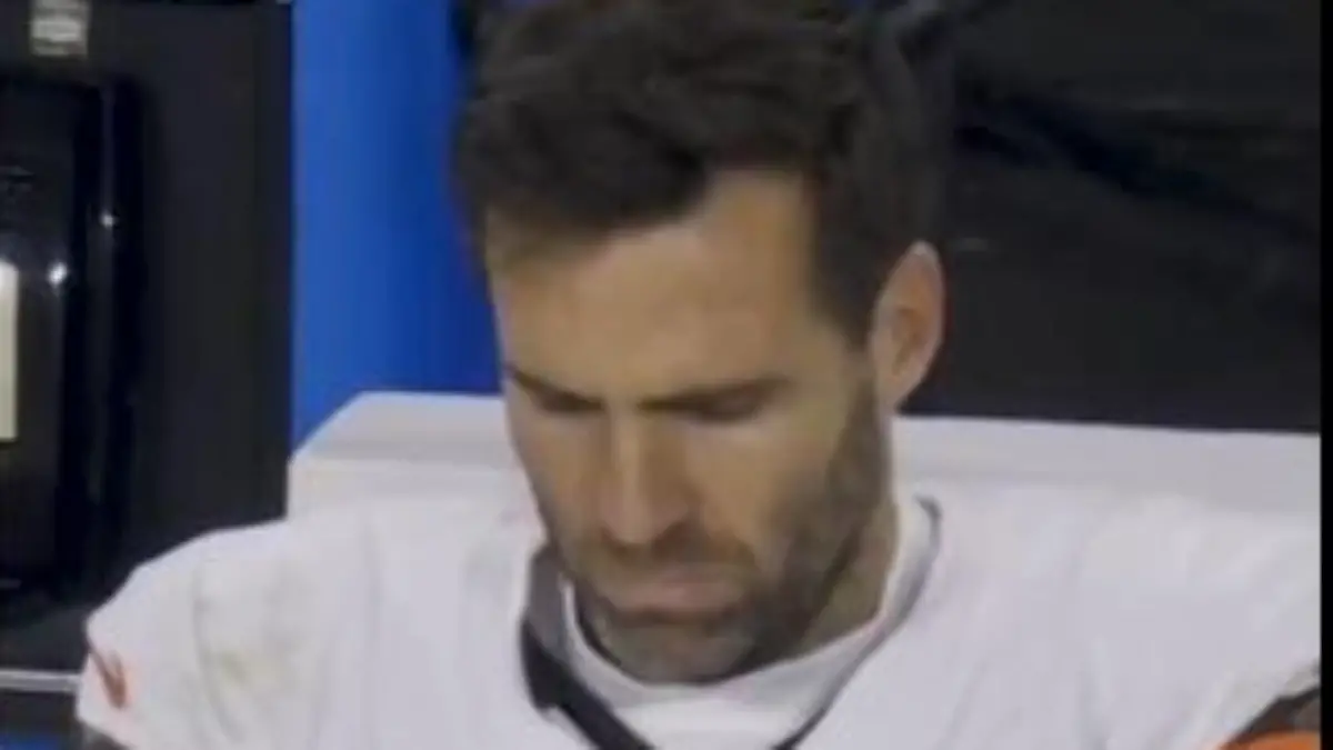 Joe Flacco von den Cleveland Browns pennt einfach einfach ein!