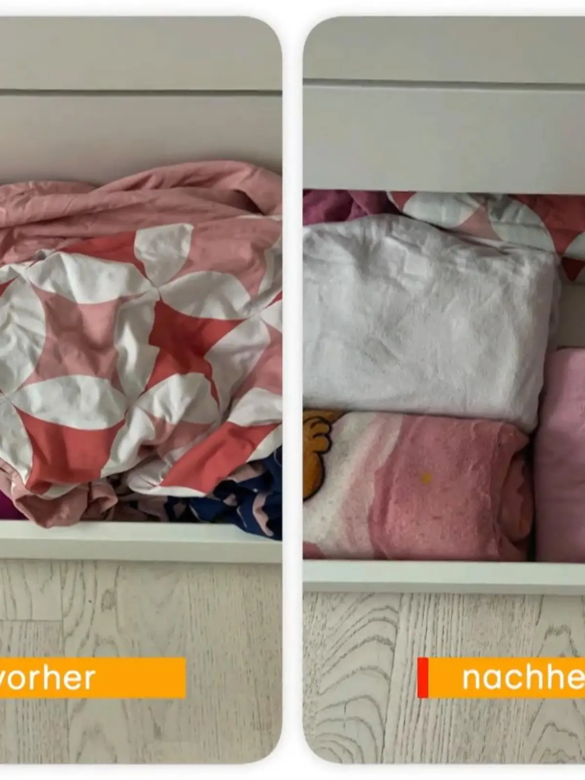 Aufräumen dauert ewig? Nicht mit dieser Challenge!

Zweifach-Mama Shelly hat genug: Die 35-Jährige möchte den Chaos-Ecken in ihrem Haushalt endlich den Kampf ansagen. Hilfe bekommt sie von Ordnungsexpertin Ursula Kittner. Zusammen planen beide eine 10-Tage-Aufräumchallenge. Doch ob die den gewünschten Erfolg bringt? Das Ergebnis seht ihr im Video.