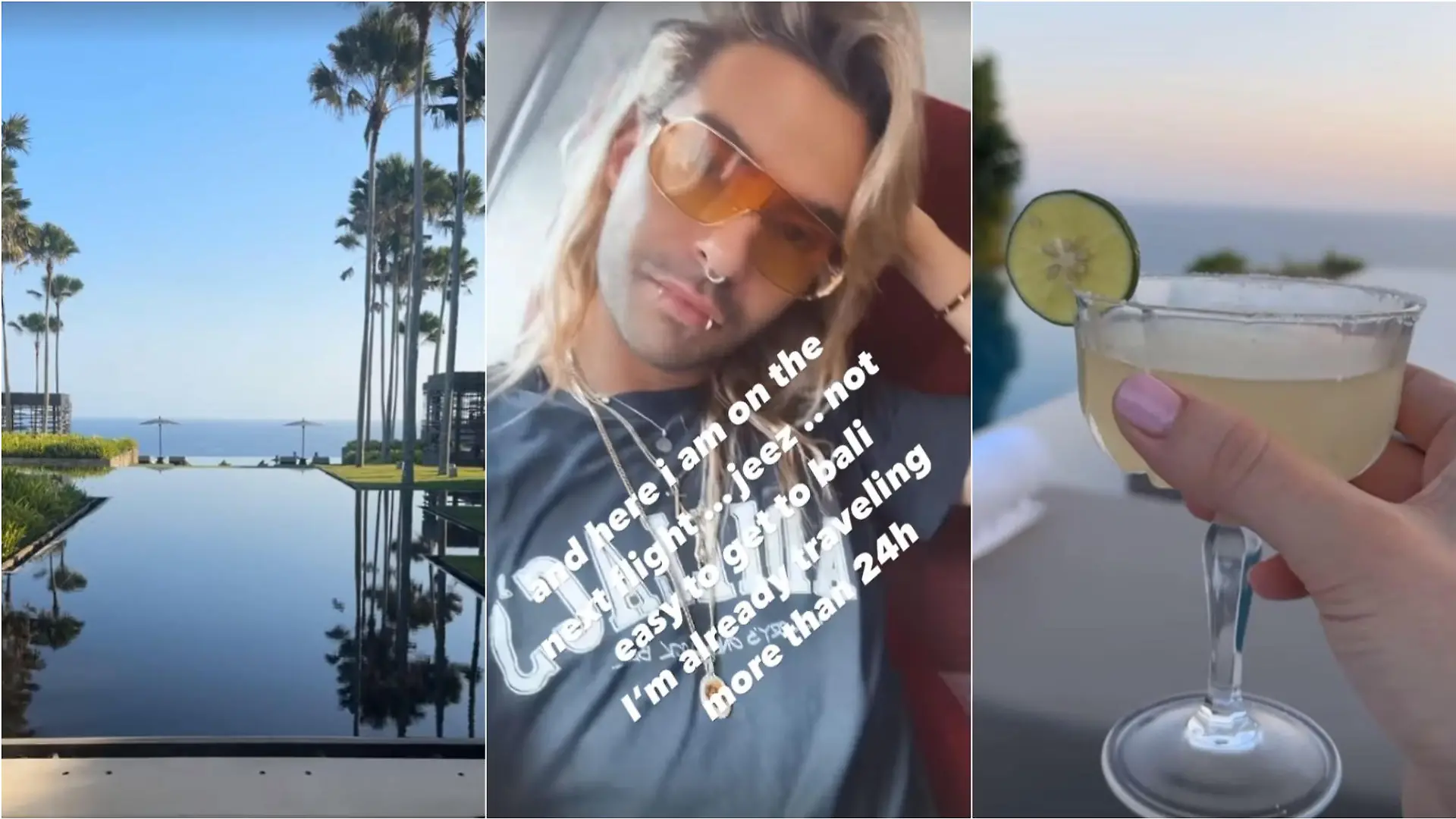 Bill Kaulitz dokumentiert seine Ankunft auf Bali.