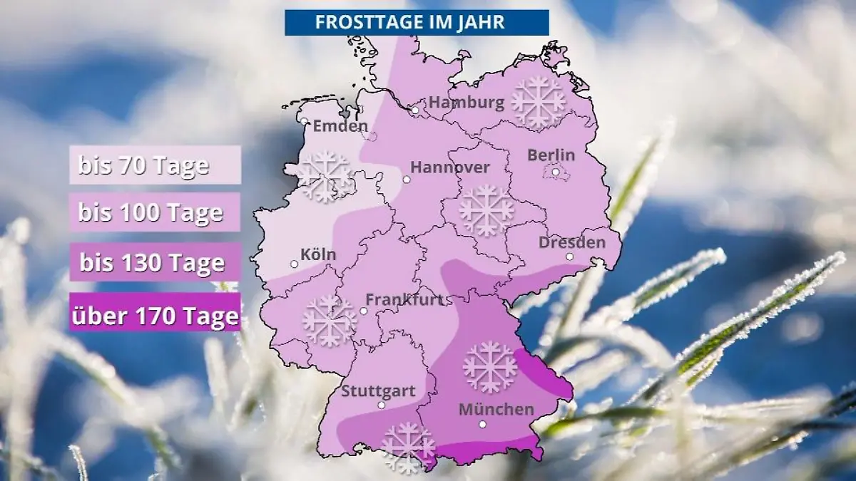 Mit wie viel eisigen Tagen müssen wir rechnen? Im Video: Frost-Fakten für den Winter