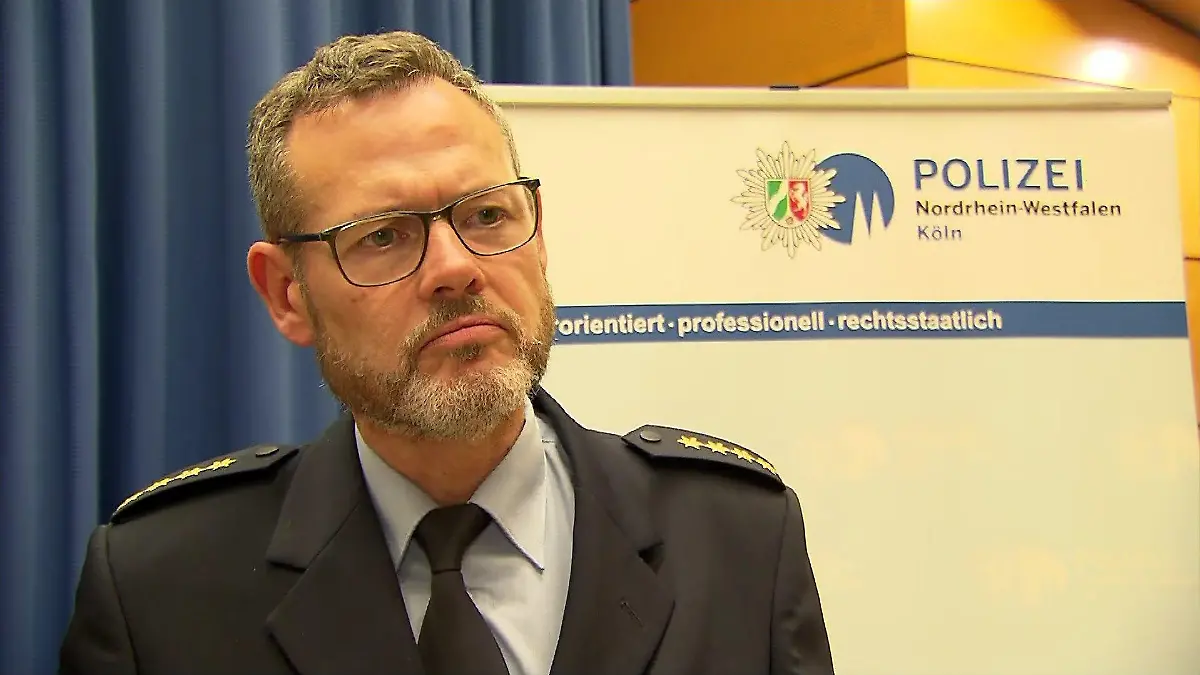 Frank Wißbaum von der Kölner Polizei im Interview mit RTL