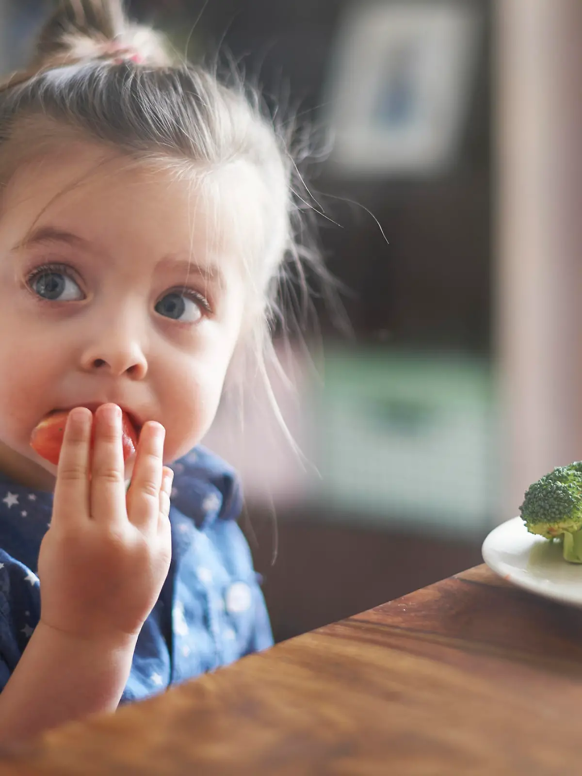 Eating vegetables by child make them healthier
