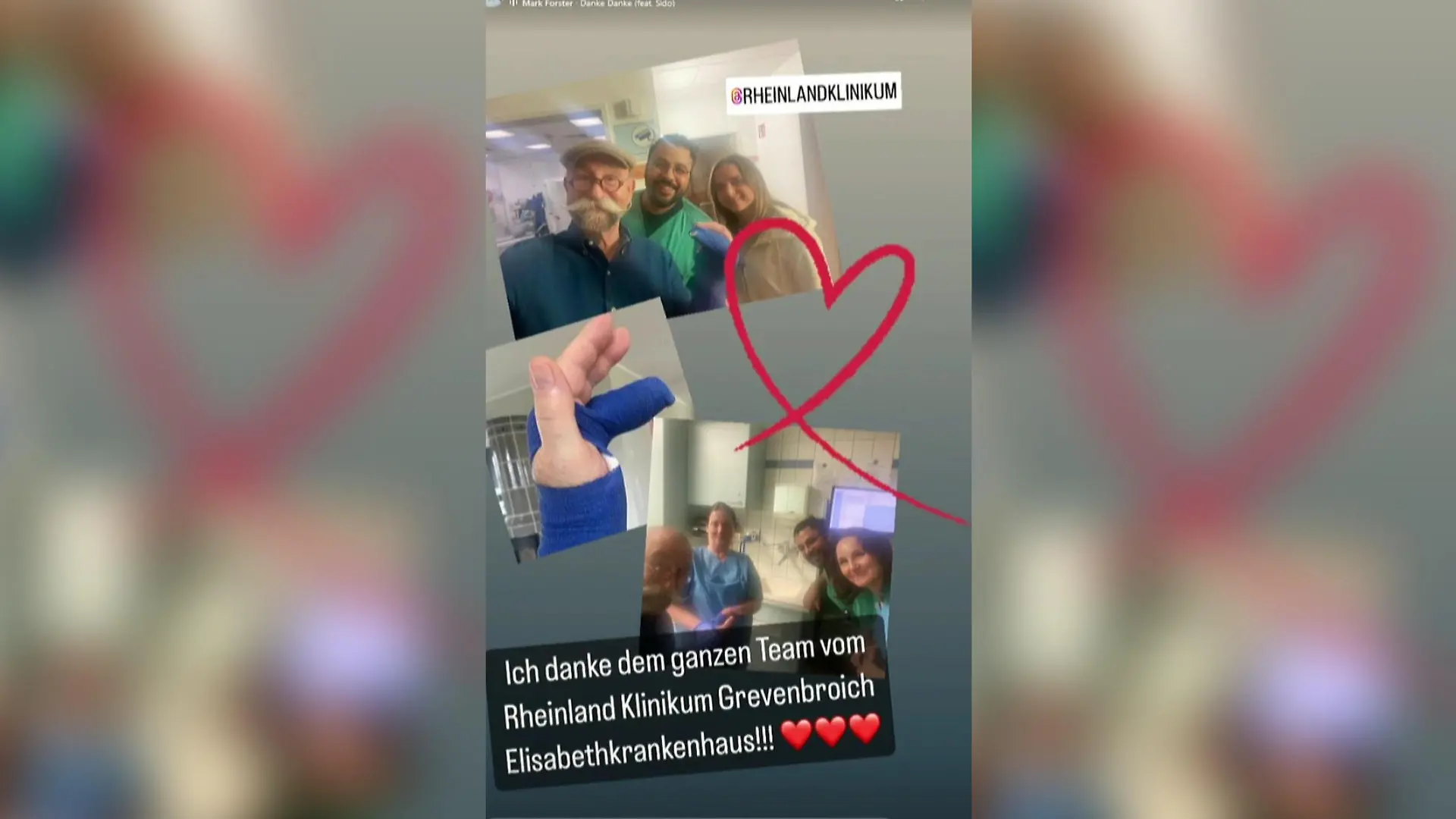Horst Lichter landete in der Notaufnahme.
