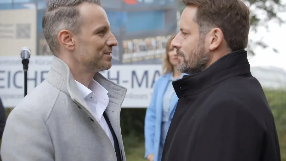 Kilian Reichenbach (gespielt von Marc Dumitru) und Justus Albrecht (gespielt von Matthias Brüggenolte)