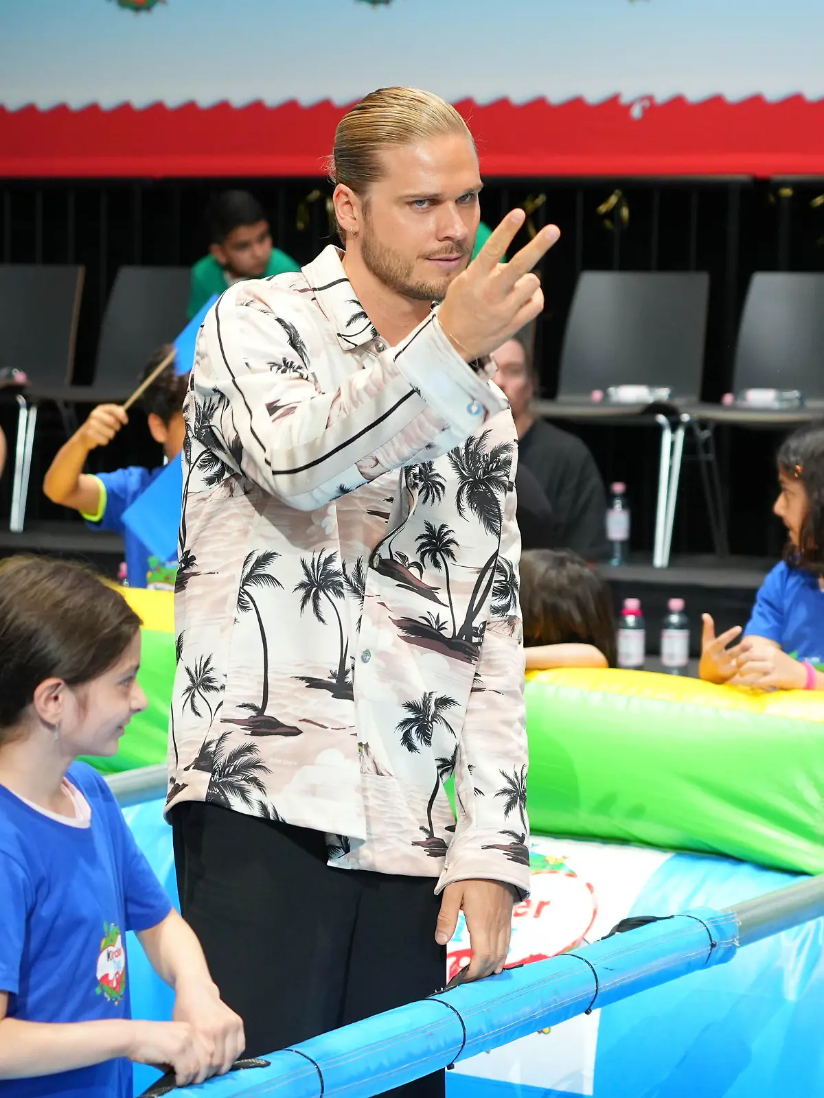 Rurik Gislason beim Kindertag 2023 anlaesslich des Weltkindertags am 20.09.2023 im Radialsystem V in Berlin.