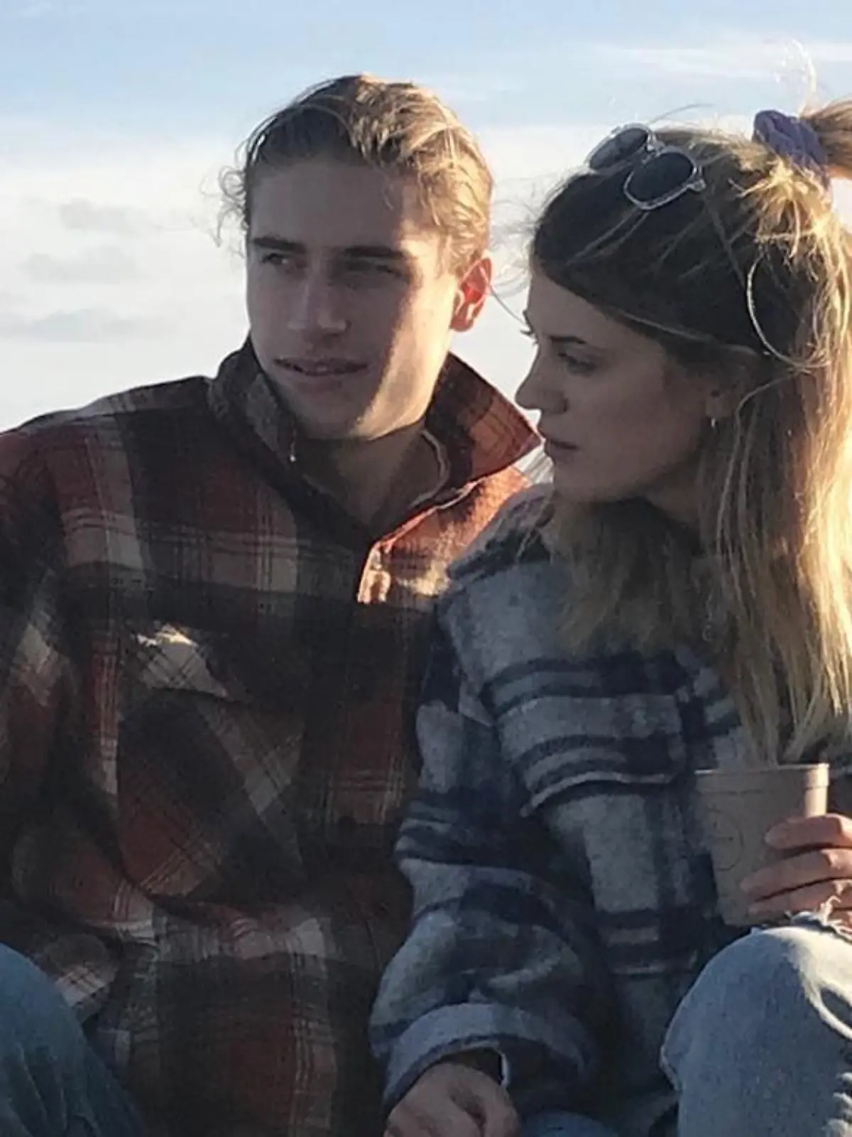 Juri Knorr mit seiner Freundin Friederike.