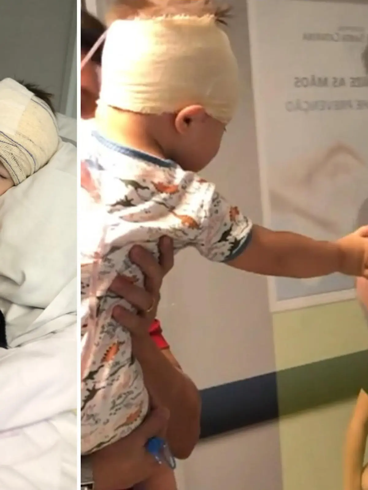 Der kleine Kenzo wird nach einem Schlaganfall am Gehirn operiert und sieht zum ersten Mal nach der OP seine Schwestern wieder. Die herzerwärmenden Reaktionen im Video!