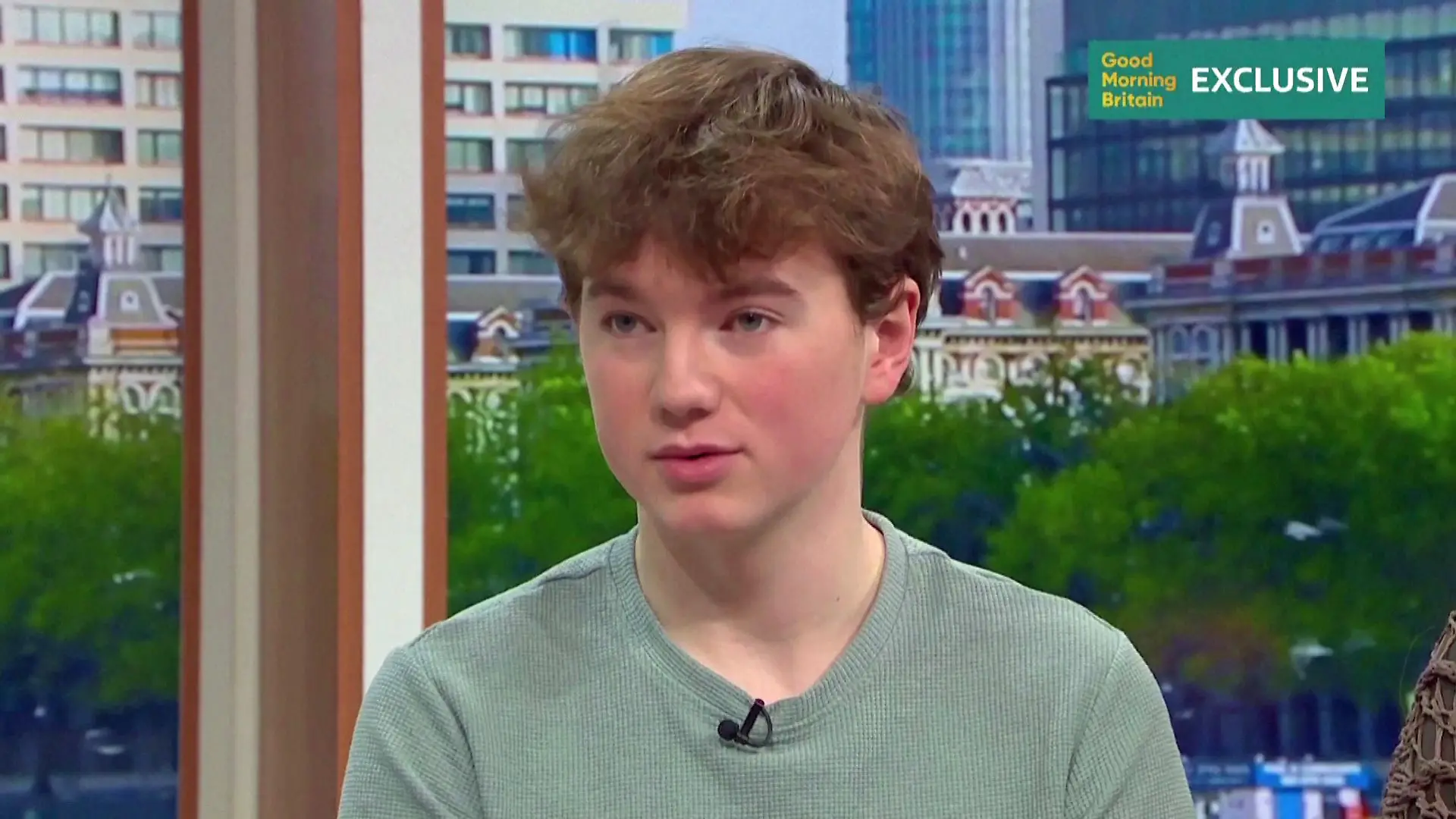 Alex Batty in der englischen TV-Show "Good Morning Britain"