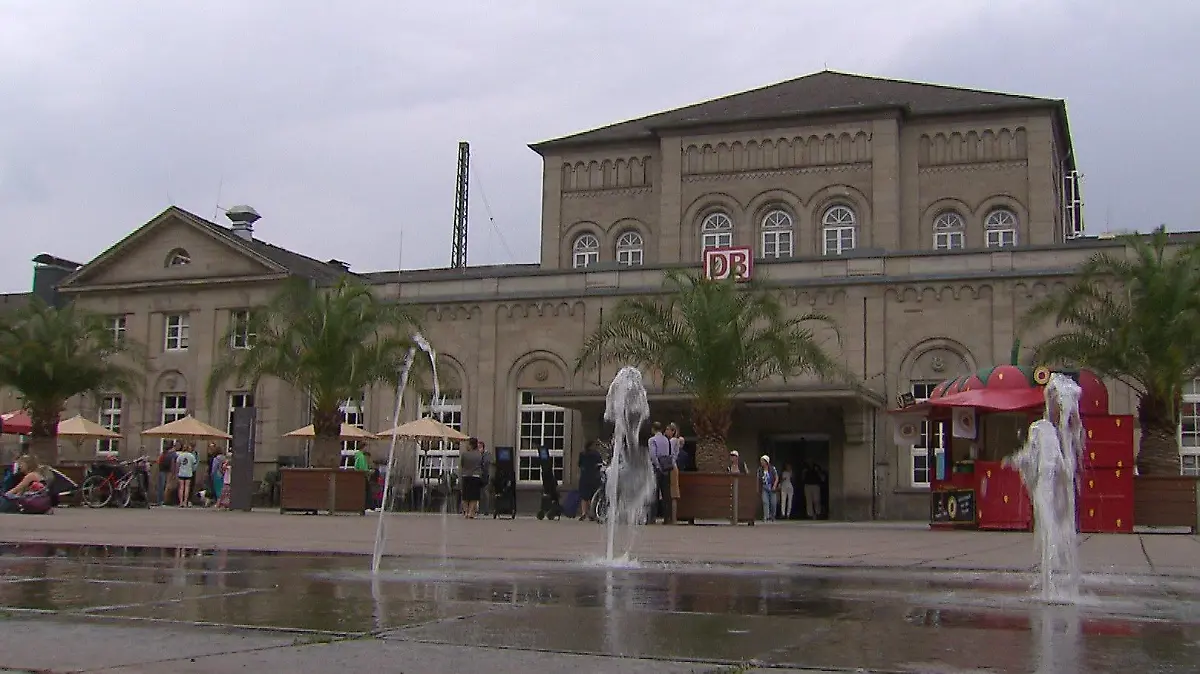 Bahnhofsgebäude in Göttingen