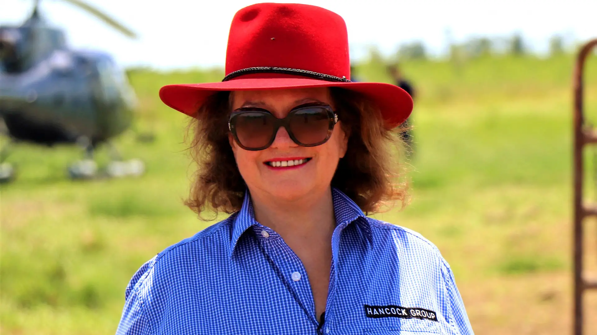 FILE PHOTO: Gina Rinehart poses in Western Australia in this undated handout photo obtained January 23, 2018. Hancock Prospecting/Handout via REUTERS ATTENTION EDITORS - THIS PICTURE WAS PROVIDED BY A THIRD PARTY/File Photo