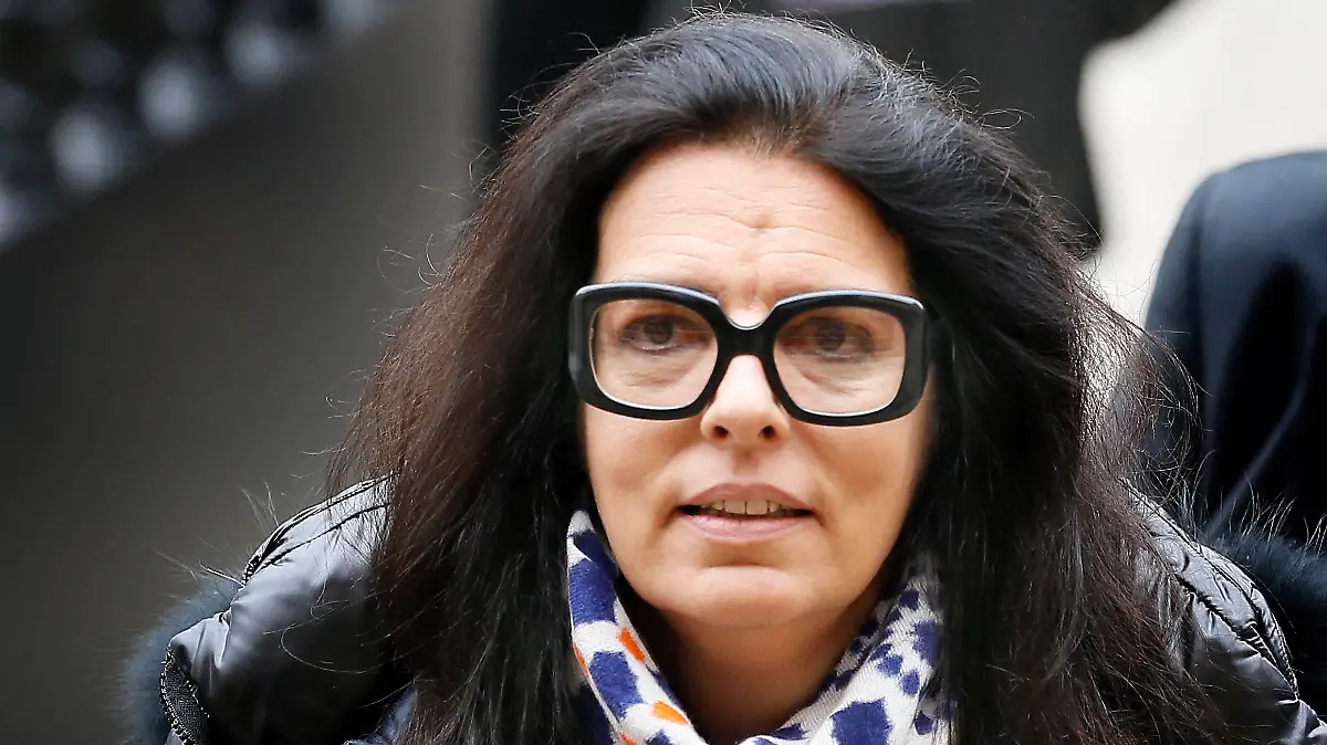 Bettencourt Trial - Bordeaux Francoise Bettencourt-Meyers and her son Jean-Victor arriving during the so-called Bettencourt trial accusing 10 people close to L Oreal heiress Liliane Bettencourt of exploiting her dementia, in Bordeaux, southwestern France on February 17, 2015. Photo by Patrick Bernard /ABACAPRESS.COM Bordeaux France PUBLICATIONxNOTxINxFRAxSPAxUKxUSAxBELxPOL Copyright: xBernardxPatrick/ABACAx 488265_017 BernardxPatrick/ABACAx 488265_017