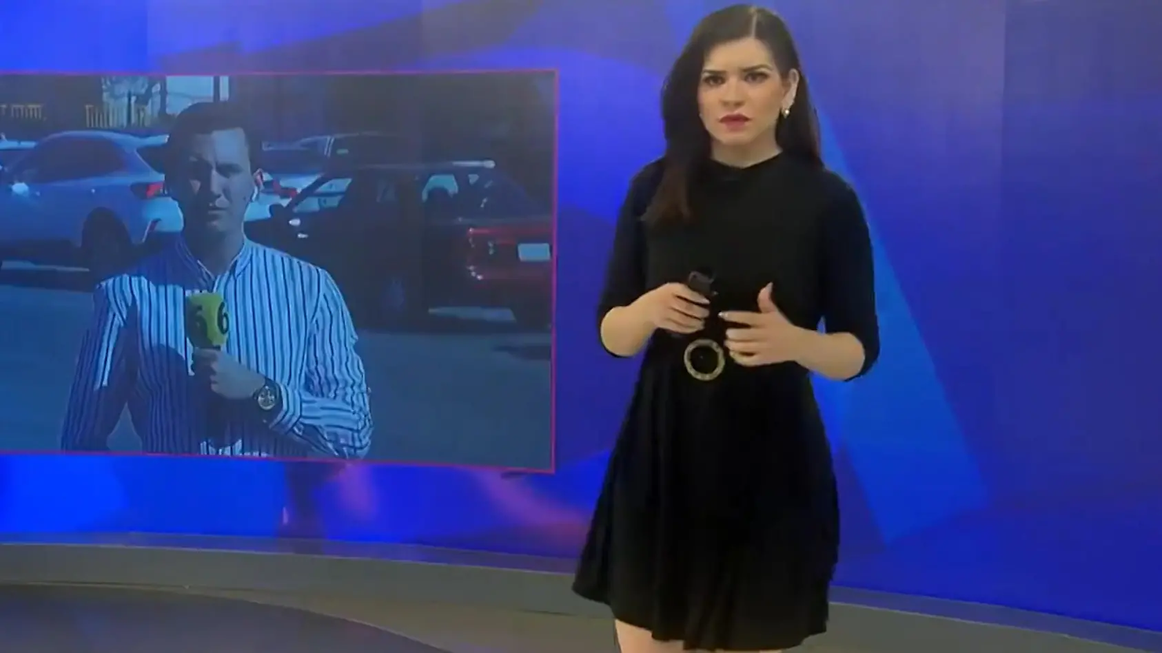 Moderatorin wird plötzlich ohnmächtig