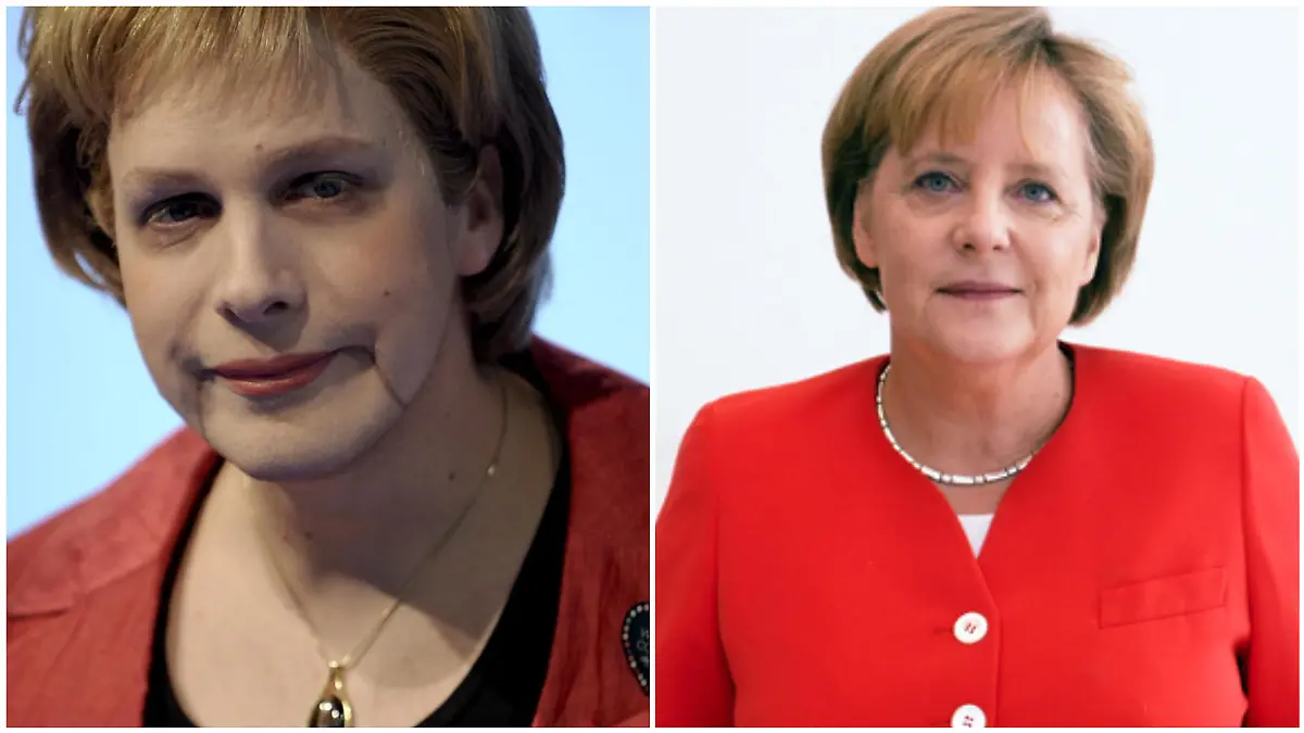 Oliver Pocher hat auch schon Ex-Bundeskanzlerin Angela Merkel veräppelt.
