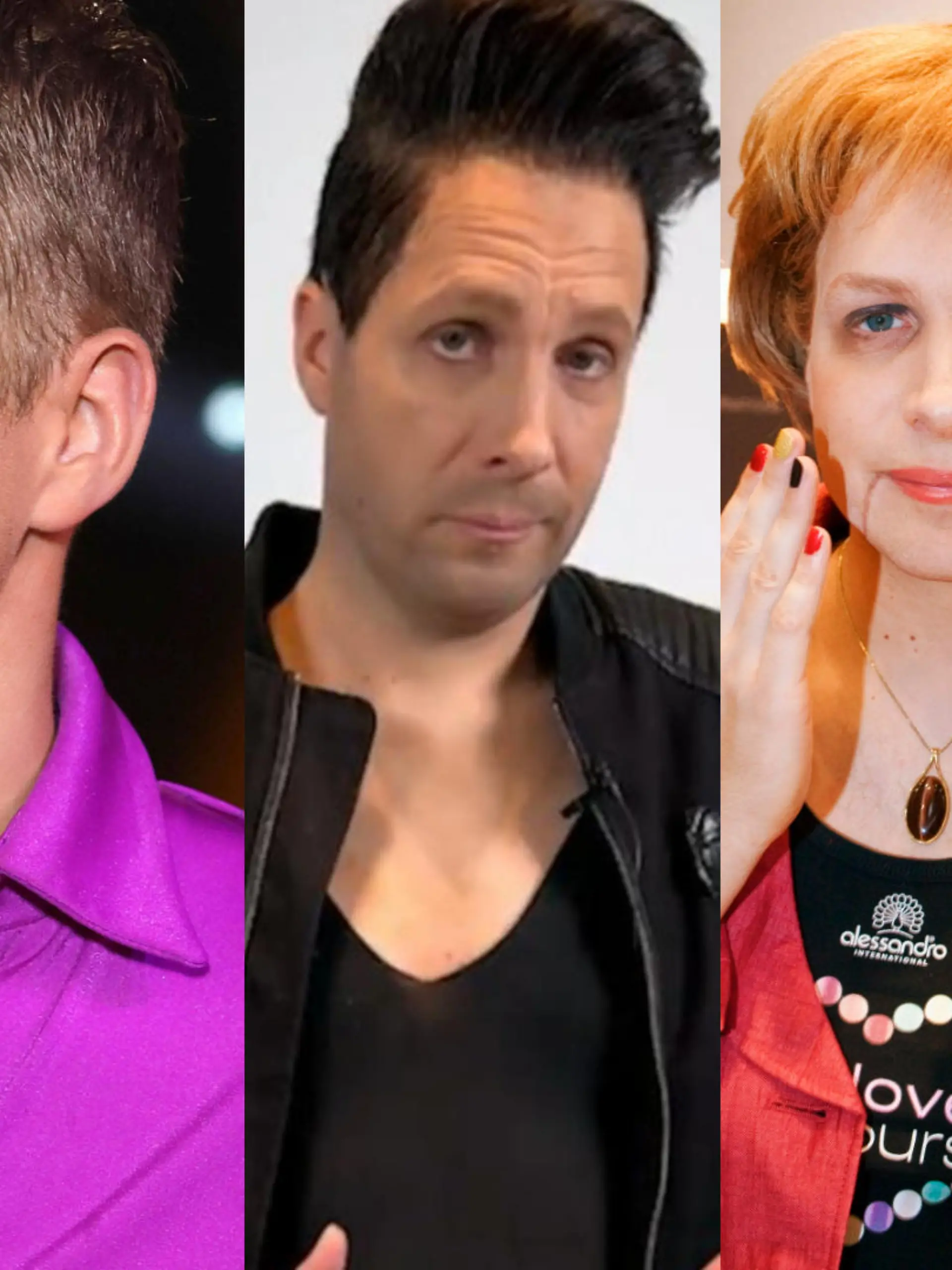 Oliver Pocher als Biyon Kattilathu, Angela Merkel und Till Lindemann.
