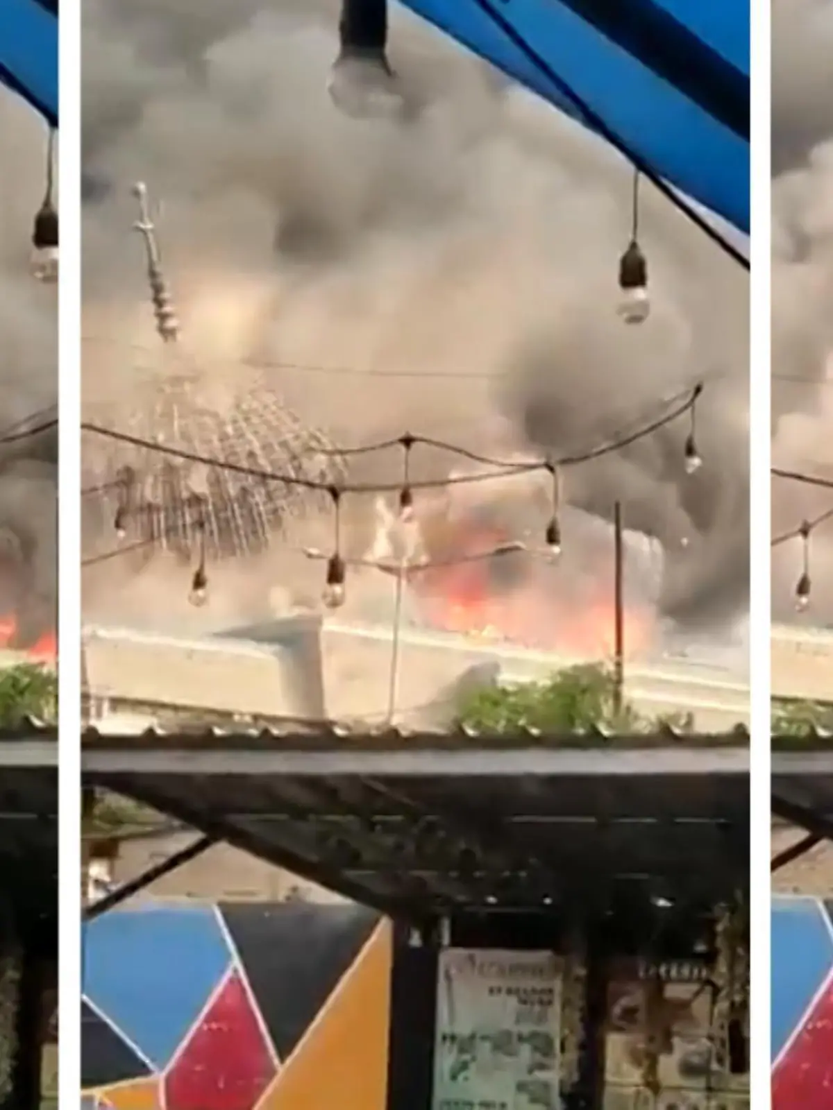 In der indonesischen Hauptstadt Jakarta hat ein Feuer eine Moschee teilweise zum Einsturz gebracht. Der Brand sei am Mittwoch während Renovierungsarbeiten an der Kuppel ausgebrochen, sagte ein örtlicher Polizeivertreter der Deutschen Presse-Agentur. Über Tote oder Verletzte war zunächst nichts bekannt.